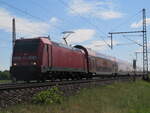 br-146-5/890394/br-146-267-als-re-8 BR 146 267 als (RE 8 / RE 4412 Hannover Hbf -> Bremerhaven-Lehe) durch Dedensen-G�mmer Richtung Wunstorf. 17.Mai 2025