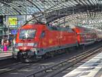 BR 182 004 DB Regio als (RE2 Cottbus Hbf -> Nauen) steht gerade Berlin Hbf. 2.August 2023