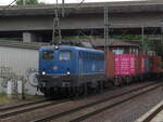 BR 140 037-3 EGP mit Containerzug durch HH-Harburg -> Maschen/Buchholz.