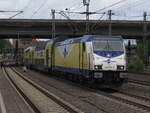 BR 146 531-9 von Metronom als (RE3 / ME 82121 Hamburg Hbf -> Uelzen) bei der Ausfahrt HH-Harburg.