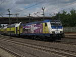BR 146 541-8 (Lneburger Heide) als (RB41 / ME 81925 Hamburg Hbf -> Bremen Hbf) bei der Ausfahrt HH-Harburg.