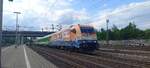 BR 185 685-5 von IGE (Hr das Signal, Berlin!) leihweise bei Flixtrain mit einen Flixtrain bei der durchfahrt HH-Harburg.
