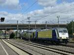BR 146 521 von Metronom als (RB41 / ME81919 Hamburg Hbf -> Bremen Hbf) bei der Ausfahrt HH-Harburg.