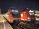 BR 423 119 + 423 160 als (S1 Mnchen Hbf -> Freising) und BR 423 145 + 423 149 mit Bitte nicht einsteigen Stehen im Bahnhof Mnchen Hbf.