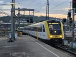 BR 612 131/631 + 612 137/637 als (RE 55 / RE 3240 Ulm Hbf -> Donaueschingen) bei der Einfahrt Ulm Hbf.