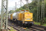 BR 203 310-8 D-DBMP mit Tunnelsplzug durch HH-Harburg Richtung Norden.