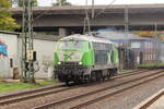 BR 218 493-5 D-AIX von AixRail als Lz durch HH-Harburg Richtung Maschen/Buchholz.