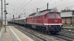 BR 232 701-3 der BBG mit einem Leeren Sonderzug bei der Durchfahrt Regensburg Hbf.