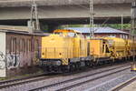 BR 293 008-8 mit Bauzug durch HH-Harburg Richtung Abstellung HH-Harburg 1.8.2025