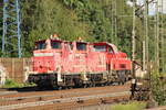 BR 265 017-4 berfhrt BR 363 110-8 + 363 113-2 Richtung Maschen.