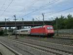 BR 101 139-4 Schiebt ihren (IC 2310/2312 Kln Hbf -> Westerland(Sylt)/Dagebll Mole) in den Bahnhof HH-Harburg.
