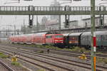 BR 111 114 als (RB 16 / RB 59106 München Hbf -> Nürnberg Hbf) durch M-Hirschgarten.  26.Juli 2025