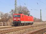 BR 143 168 von DB Regio Verliehen an InterTourex als LZ in Richtung Magdeburg Hbf bei der Vorbeifahrt MG-Neustadt.