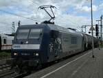 BR 145 064-2 RBH mit Kesselzug bei der Durchfahrt HH-Harburg.