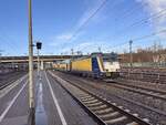 BR 146 506 (146-06) von Metronom als (RB31 / ME 81621 Hamburg Hbf -> Lneburg) bei der Ausfahrt HH-Harburg.