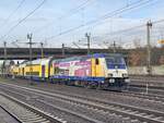 BR 146 541-8 (Werbung : Lneburger Heide) von Metronom als (RE3 / ME 82023 Hamburg Hbf -> Bremen Hbf) bei der Ausfahrt HH-Harburg.