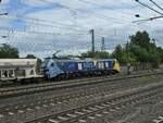 BR 159 255-9 NRS mit Schttgutwagen bei der Durchfahrt HH-Harburg -> Maschen/Buchholz.