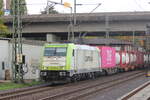 BR 185 598-0 D-ITL von Captrain mit Containern durch HH-Harburg in -> Maschen/Buchholz.