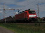 BR 189 068-0 mit Mischer durch Dedensen-Gmmer Richtung Seelze. 17.Mai 2025