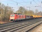 BR 189 070-6 mit Mischer durch Dedensen-Gmmer Richtung Osten. 1.Februar 2025