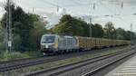 BR 193 218 SETG (Ludwig Van Beethoven) mit Holzzug durch Dedensen-Gmmer -> Seelze.