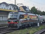 BR 193 459 ( Bundestag ) von SBB Cargo International / XLoad mit KLV-Zug bei der Durchfahrt Koblenz Hbf.