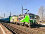 BR 193 204 (Wolfgang Amadeus Mozart) von SETG mit einem Gterzug bei der Durchfahrt MG-Neustadt.