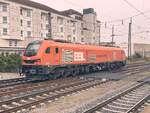BR 2019 312-8 der BBL Logistik bei der Durchfahrt Regensburg Hbf.