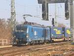 BR 248 042 von EGP mit KLV Walterzug bei der Durchfahrt MG-Neustadt. 8.Mrz 2025