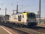 BR 248 010-1 von Captrain mit Leeren Gterzug bei der Durchfahrt MG-Neustadt.