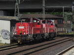 BR 265 010-9 + 265 018-2 DB Cargo als Lz durch HH-Harburg -> Maschen.