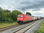 BR 185 246-6 DB Cargo mit einen Mischer durch Vöhrum -> Lehrte.