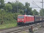 BR 185 019-7 mit einen Gterzug bei der Durchfahrt HH-Harburg.