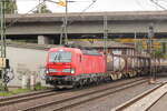 BR 6193 321 D-DB mit KLV-Zug durch HH-Harburg Richtung Maschen.