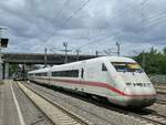 BR 402 015 ( Bitterfeld-Wolfen ) als (ICE 689 Hamburg-Altona -> Mnchen Hbf) bei der Ausfahrt HH-Harburg.