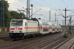 BR 146 565-7 D-DB als (IC 2233 Hamburg-Harburg -> Magdeburg Hbf) bei der Ausfahrt HH-Harburg  Richtung Lneburg.