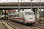 BR 402 028 / 808 028 ( Altenburg ) + 402 040 / 808 040 ( Bochum ) als (ICE 689 Hamburg-Altona -> Mnchen Hbf) bei der Ausfahrt HH-Harburg Richtung Hannover Hbf.