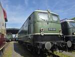 E50 091 (BR 150 091) beim Sommerfest DB Museum Koblenz.