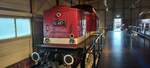 BR 112 457-7 (202 457-8) steht im DB Museum in Nürnberg.