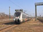 BR 1442 309/809 als (RE13 / RE 16110 Leipzig Hbf -> Magdeburg Hbf) bei der Einfahrt MG-Neustadt.