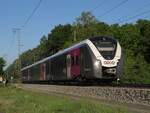 BR 1440 120 (RE 50 / ENO 83555 Hildesheim Hbf -> Wolfsburg Hbf) durch Weddel(b Braunschweig) Richtung Bahnhof Weddel. 17.Mai 2025
