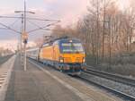 BR 193 733 als (IC 142 Berlin Gesundbrunnen -> Amsterdam Centraal) durch Dedensen-Gmmer Richtung Wunstorf.  1.Februar 2025