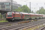 BR 1216 018 (E190 018) als (RJ88 Bologna Centrale -> München Hbf) durch München-Heimeranplatz.