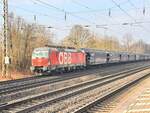 BR 1293 177 mit Weizen durch Dedensen-Gmmer Richtung Osten.